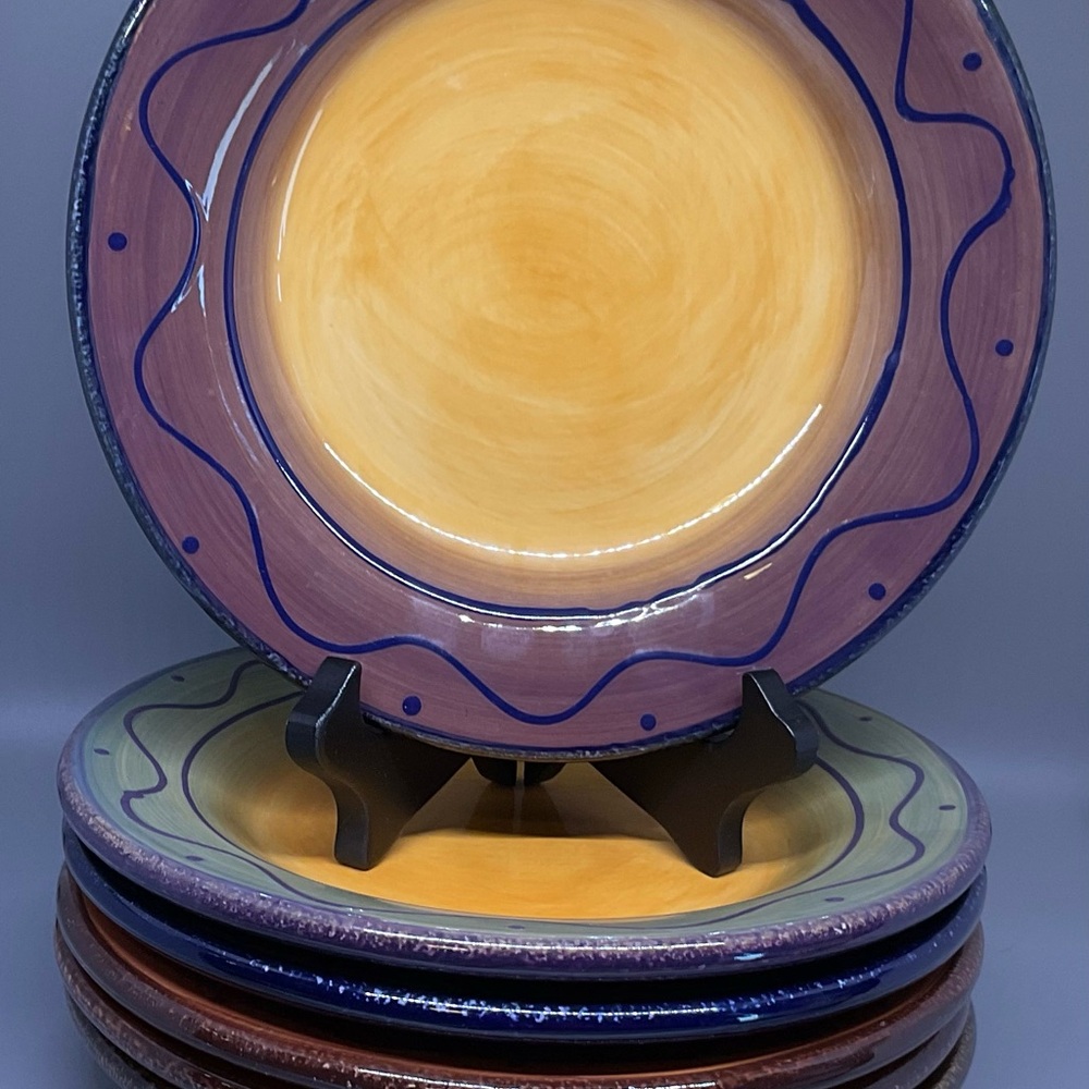 Corsica Unlimited Ambrosia Tabletops Salad Plate Set of 6 NWOT